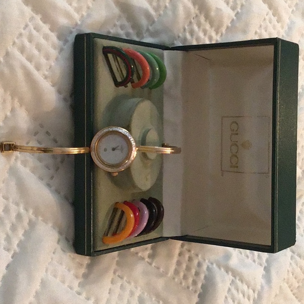 Vintage Gucci Interchangeable Bezel Watch